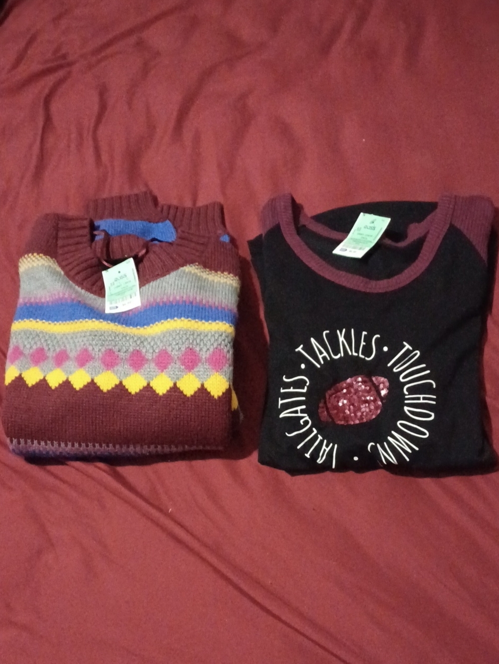 Bundle Of 2 Lane Bryant Fall/Winter Tops Size 14/16